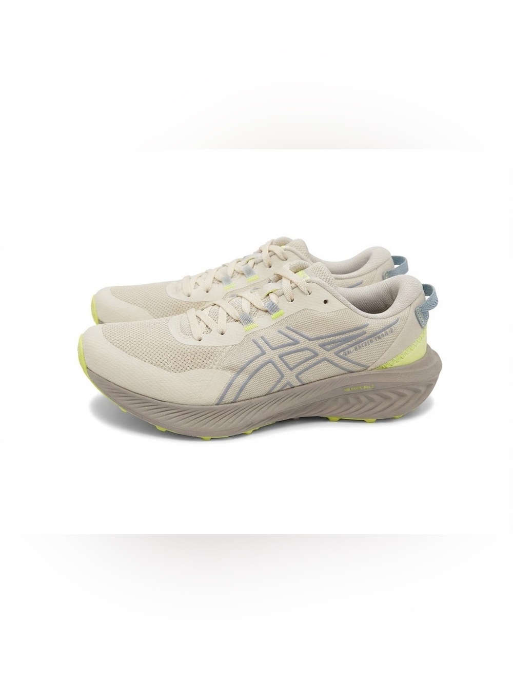 ASICS Gel-Excite Trail 2 Running Shoes Beige Lime Green Women's Size 7.5